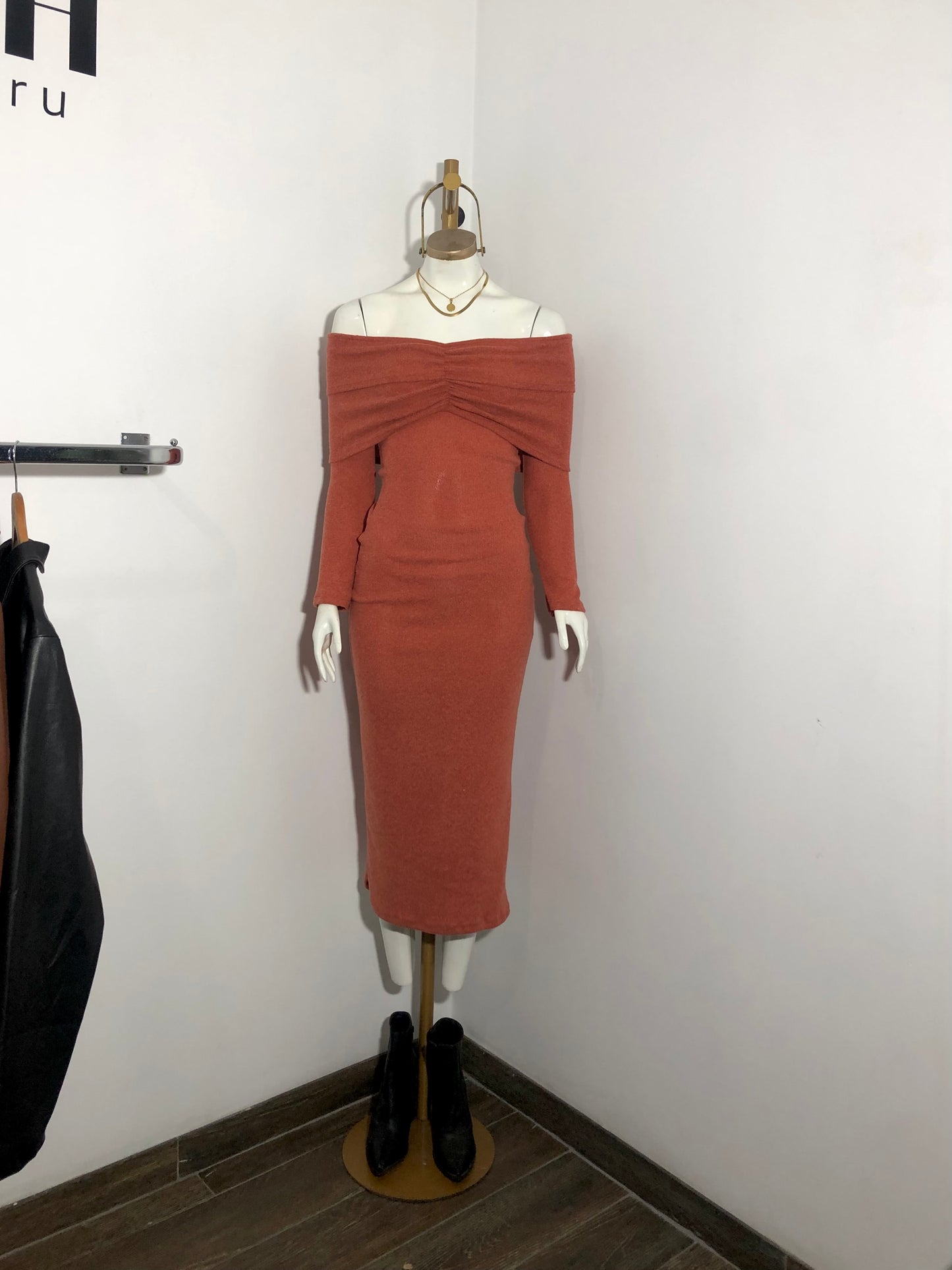 Aurora dress - Terracota