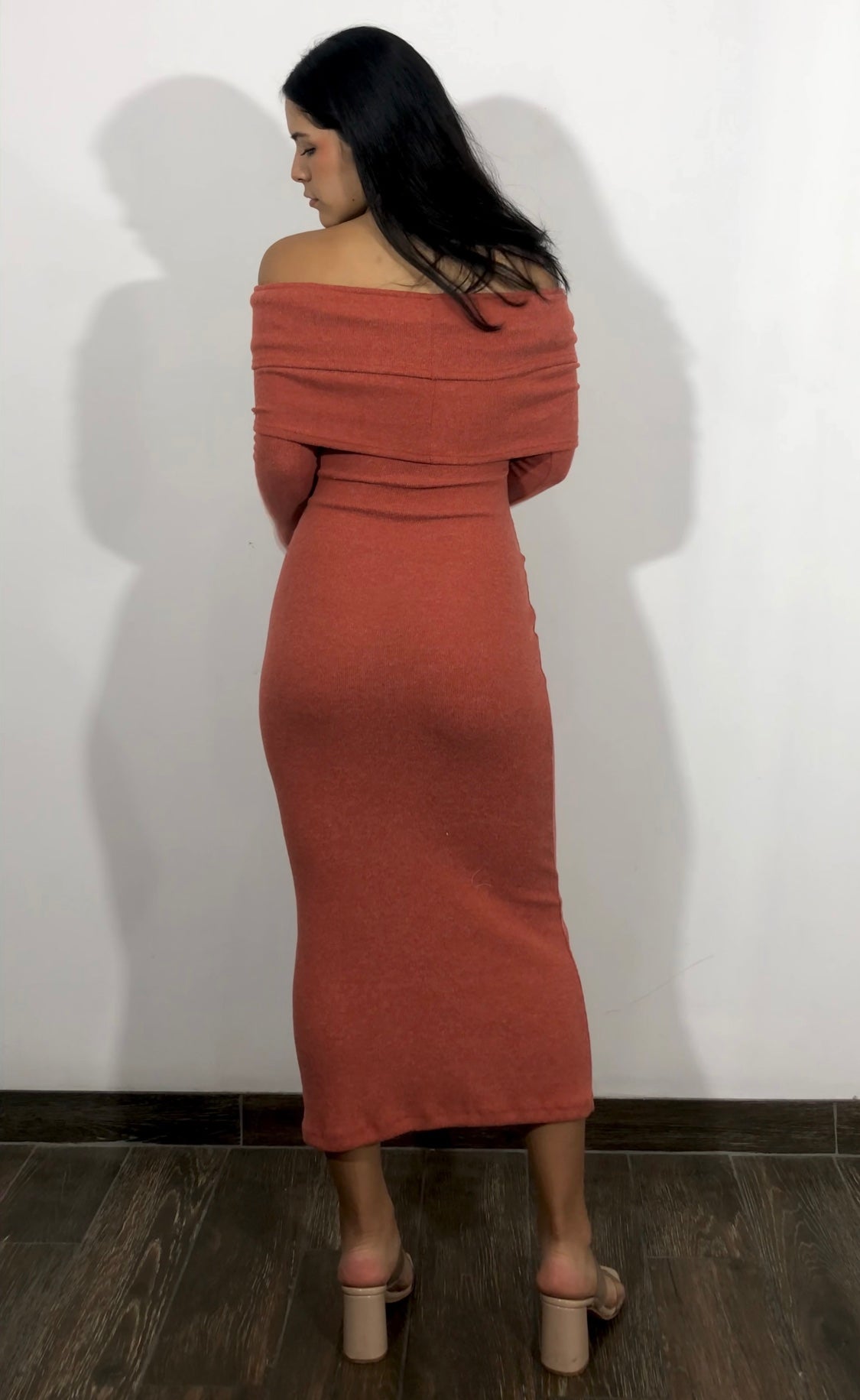 Aurora dress - Terracota