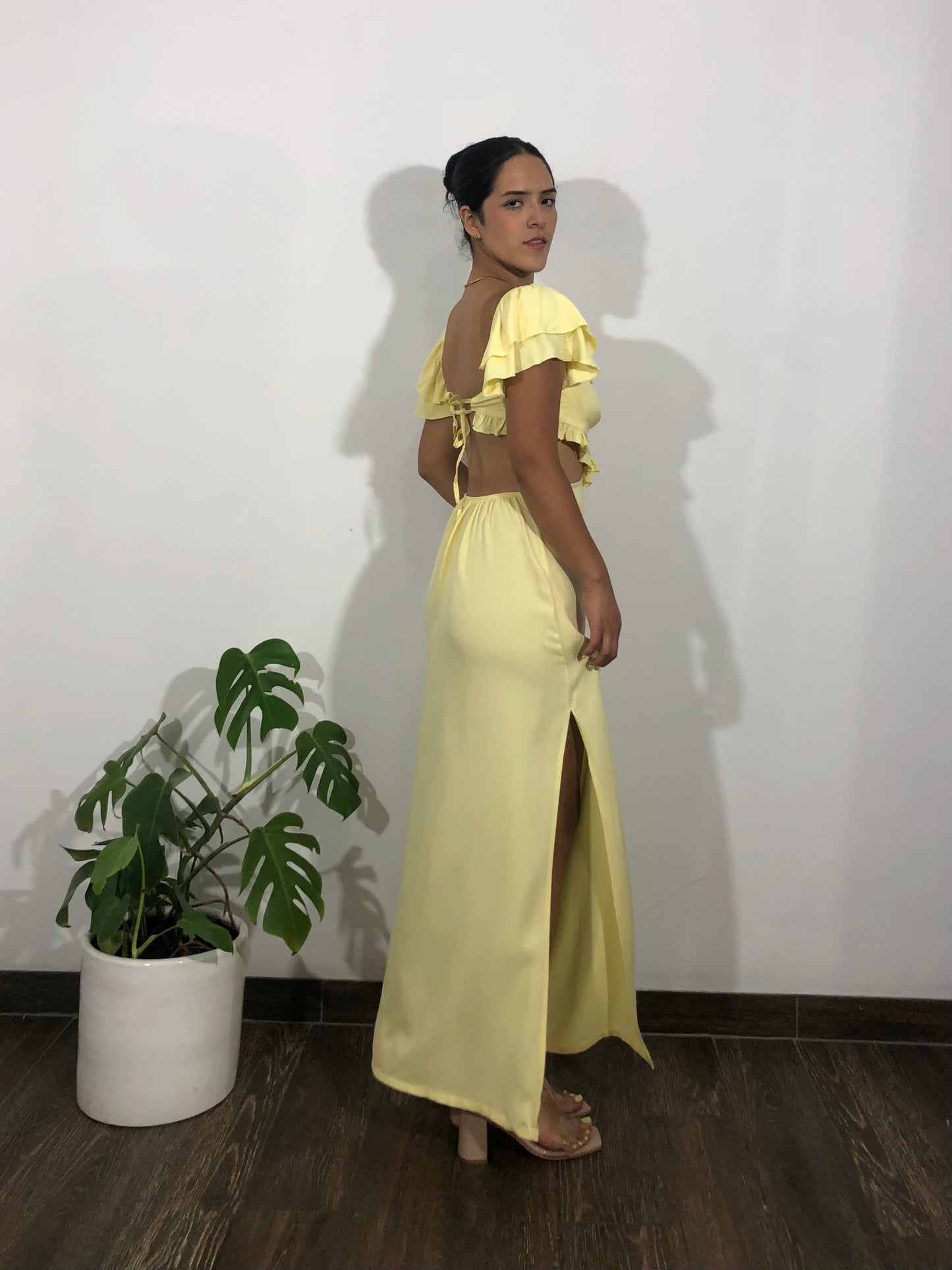Kira dress - Baby yellow