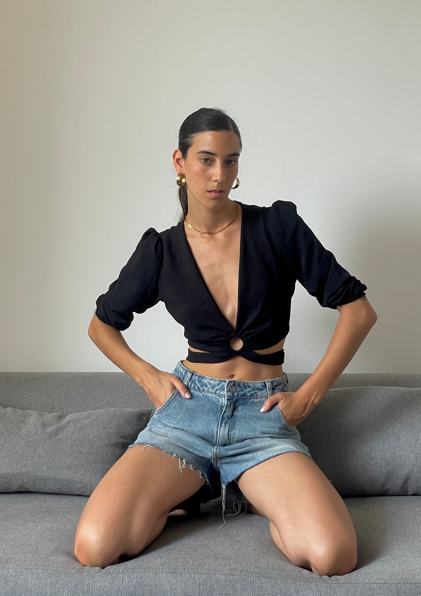 Blusa Stella - Negro