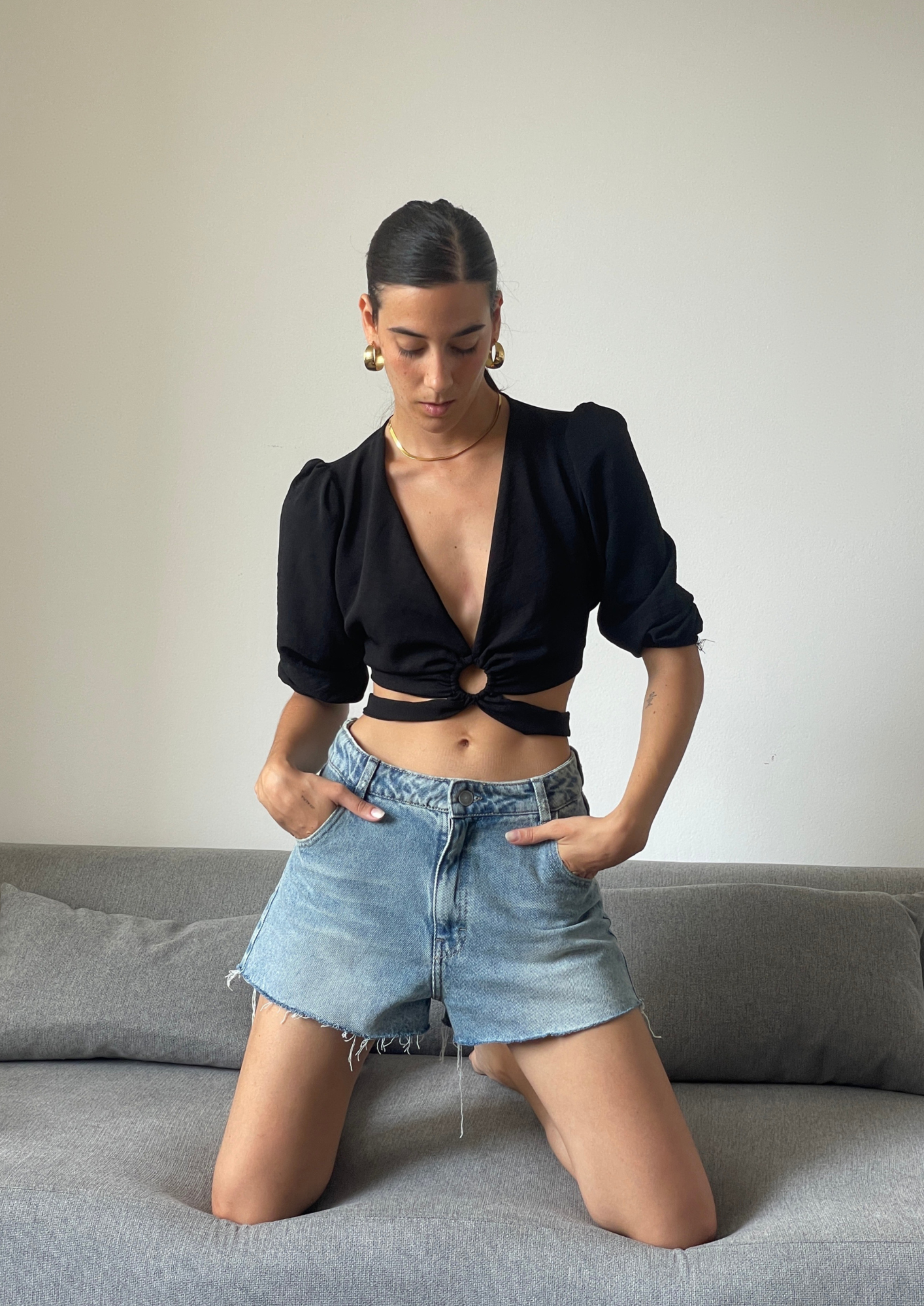 Blusa Stella - Negro