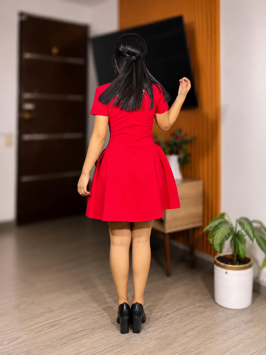 Vestido Micaela - Rojo