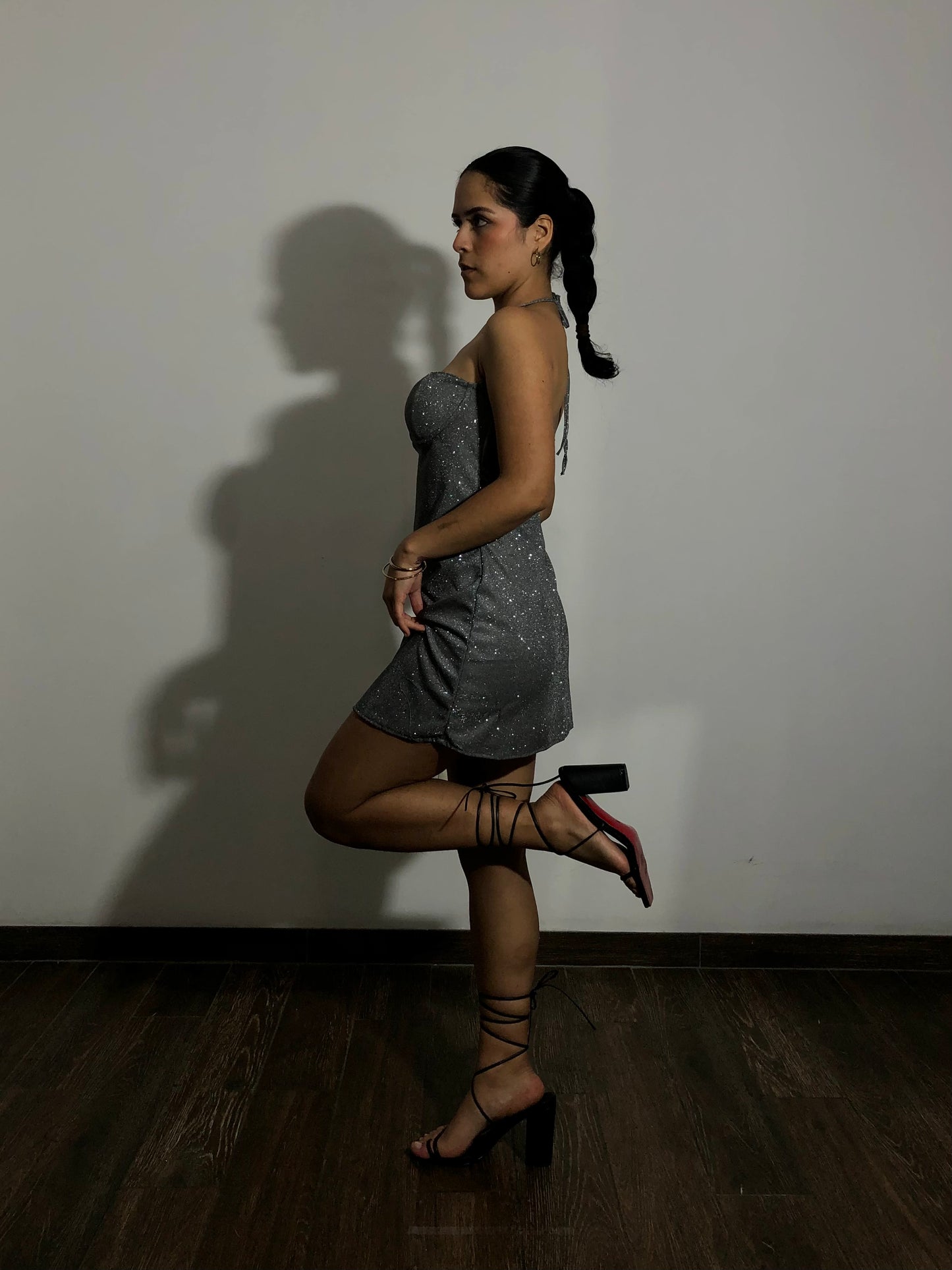 Monique dress - Plata