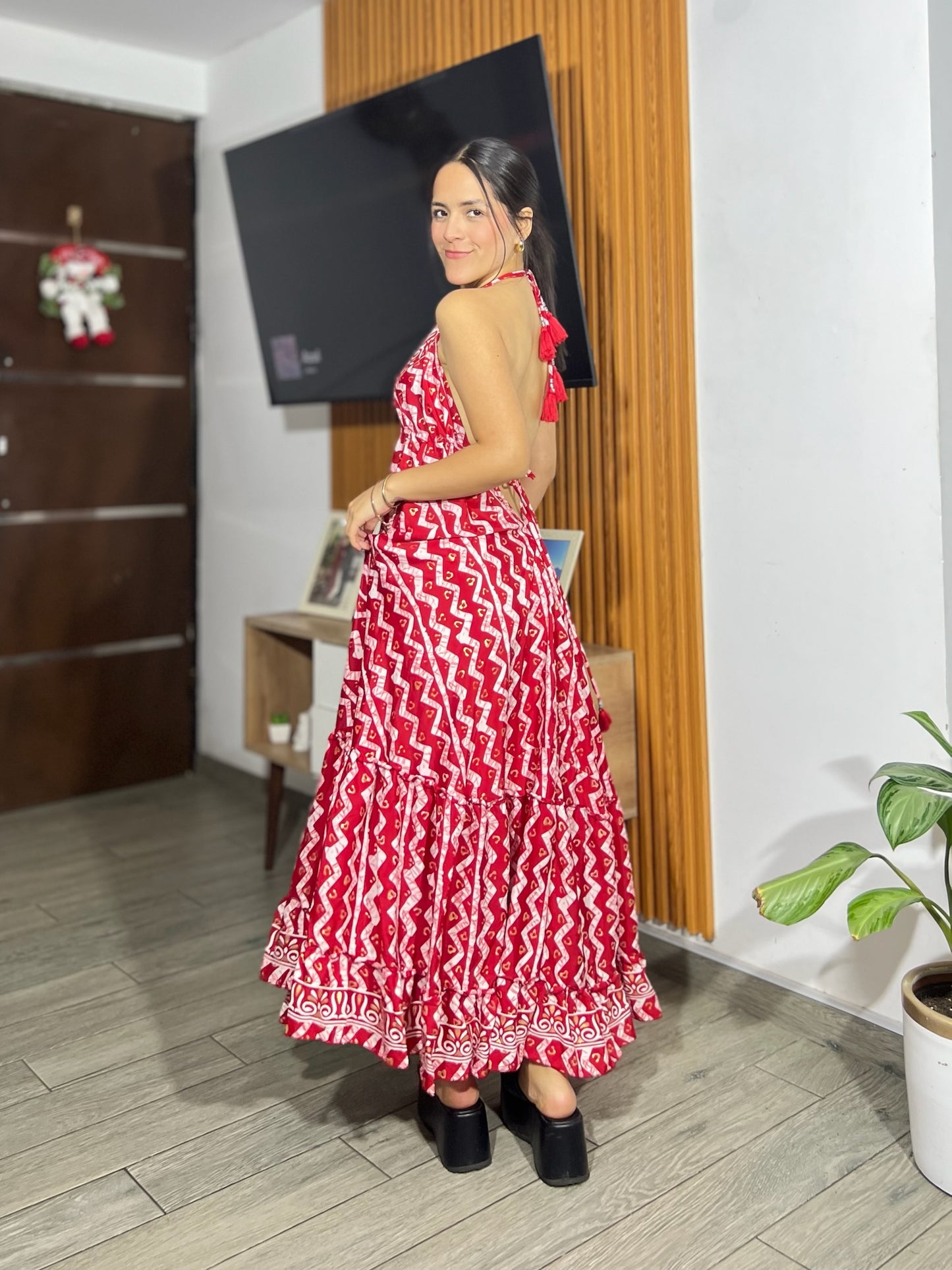 Vestido Alisha - Fresa