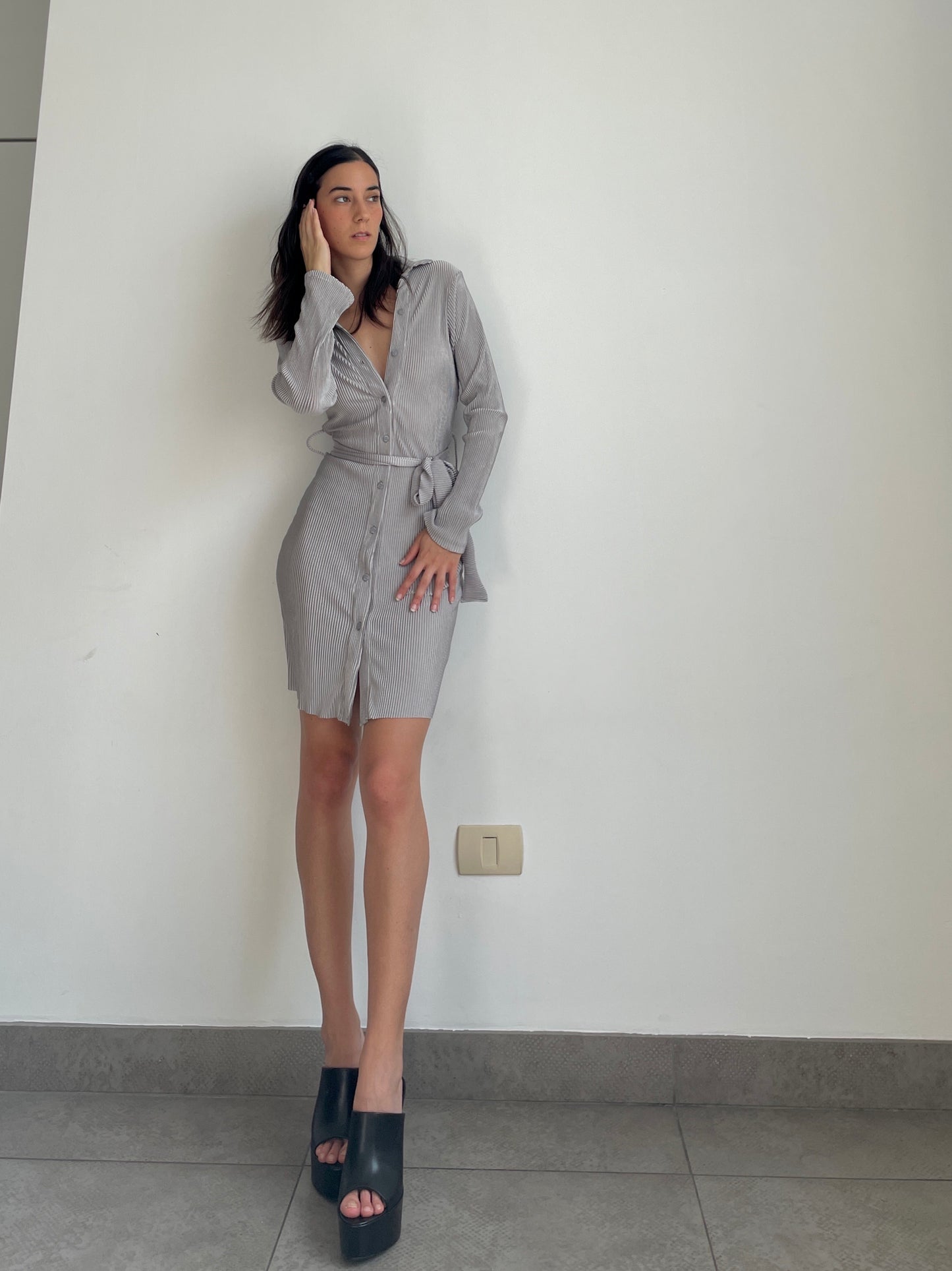 Britney dress - Plata