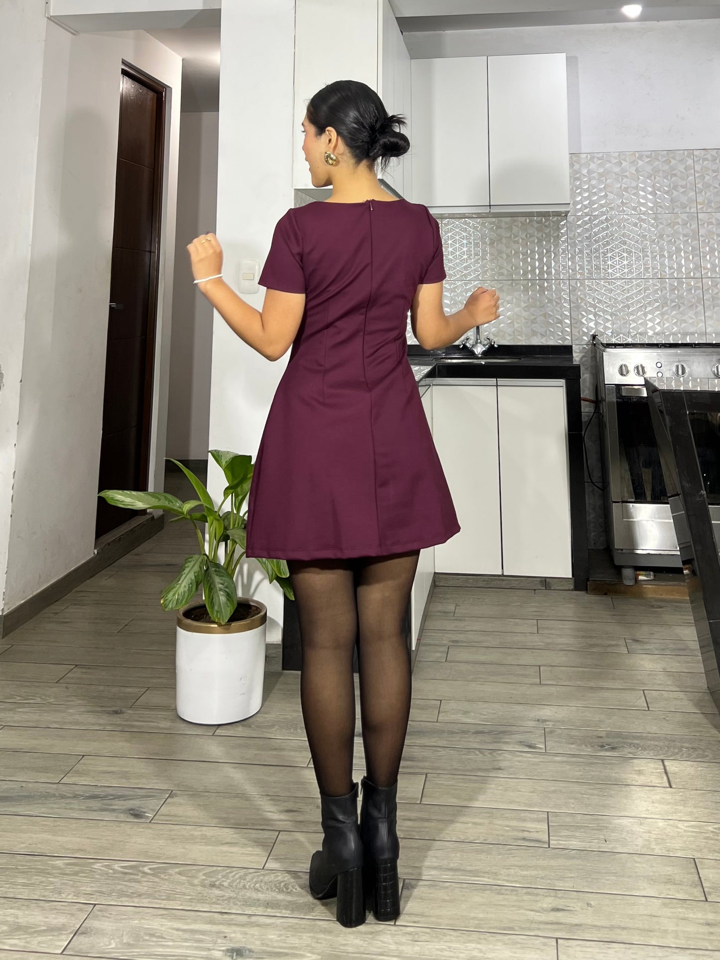 [NEW] Vestido Matilda - Vino
