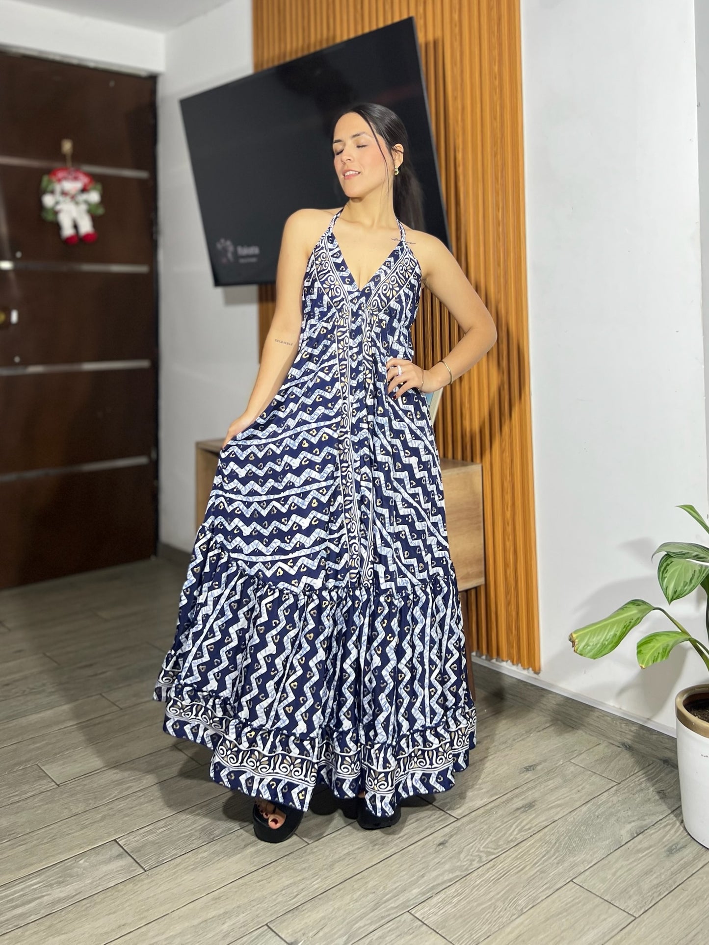 Vestido Alisha - Azul