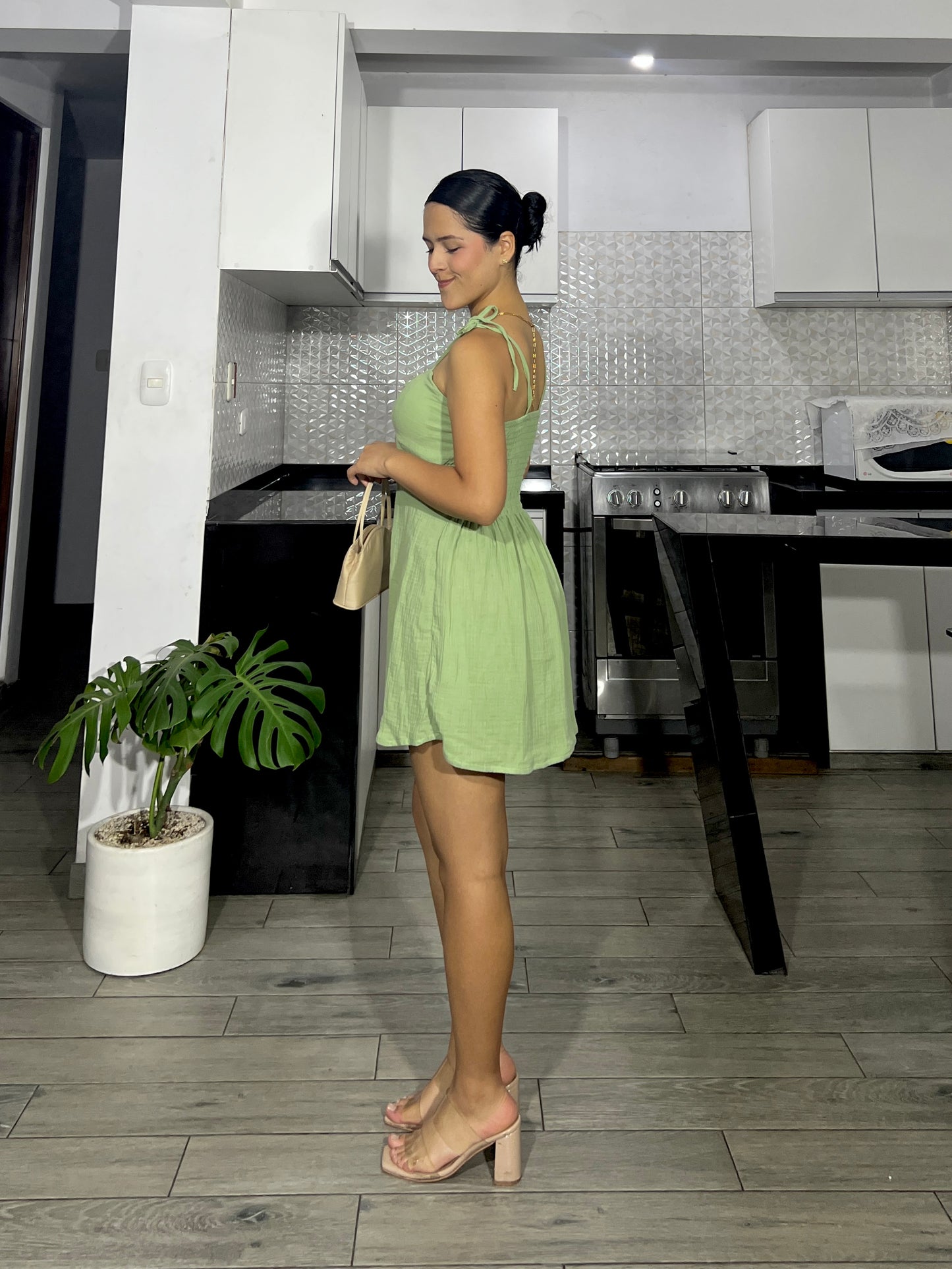 [New] FRIDA DRESS - KIWI