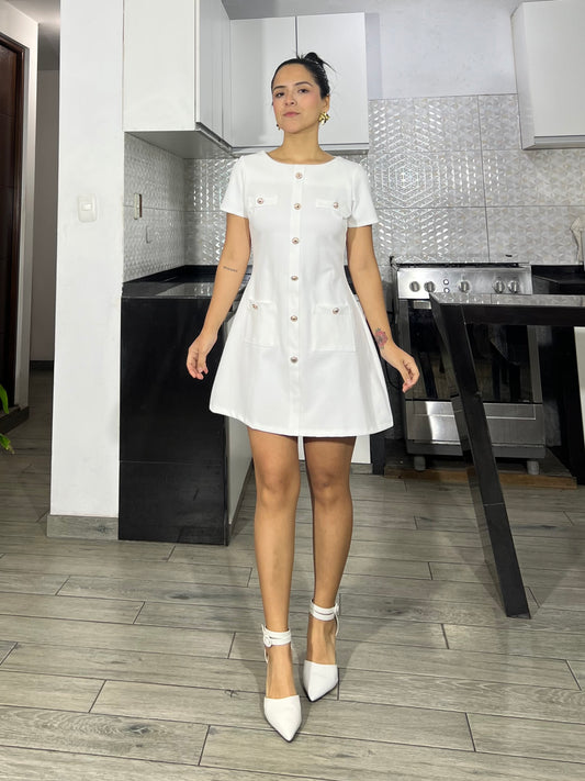[NEW] Vestido Matilda - Blanco