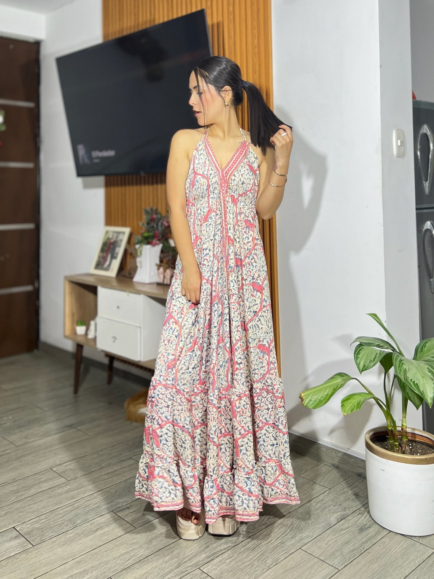 Vestido Alisha - Coral