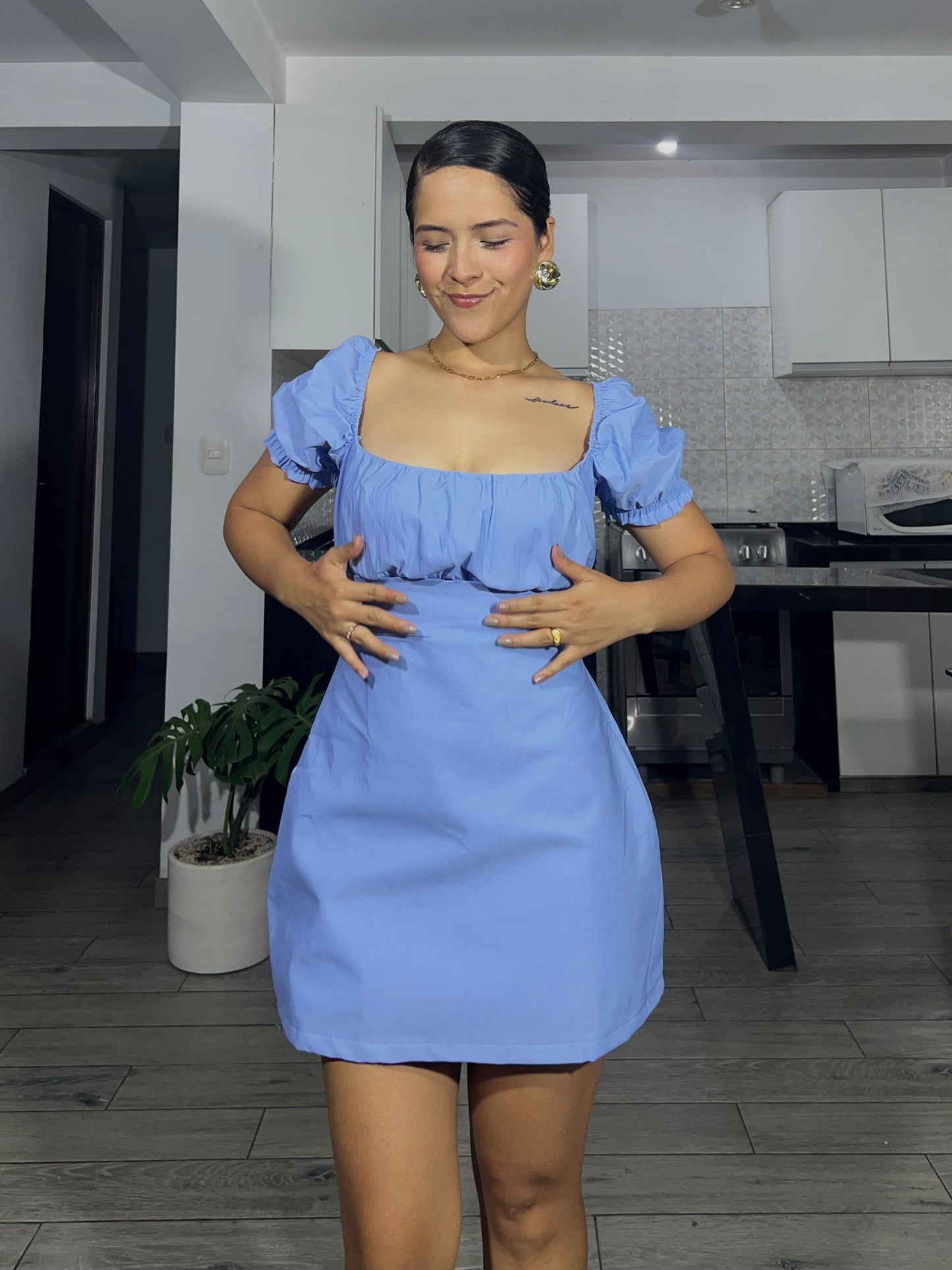 [NEW] LEONOR DRESS - CELESTE