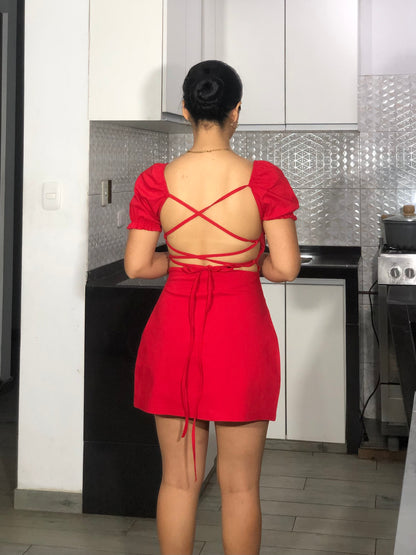 [NEW] LEONOR DRESS - ROJO