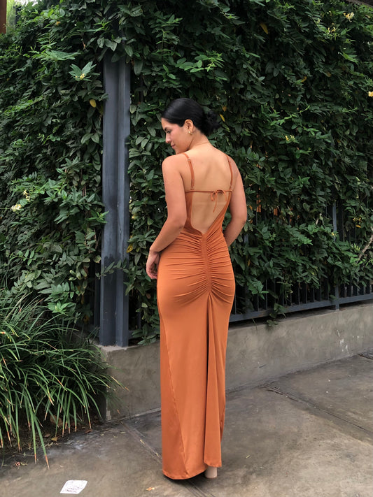 Vestido Monna - Camel