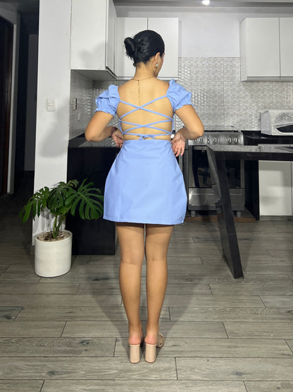 [NEW] LEONOR DRESS - CELESTE