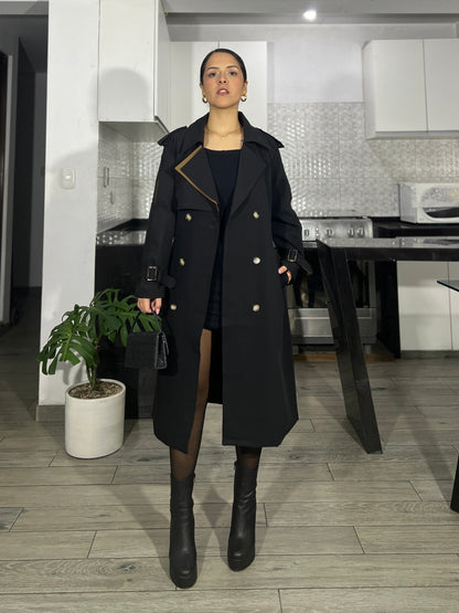 TRENCH COAT VALENTINA - NEGRO