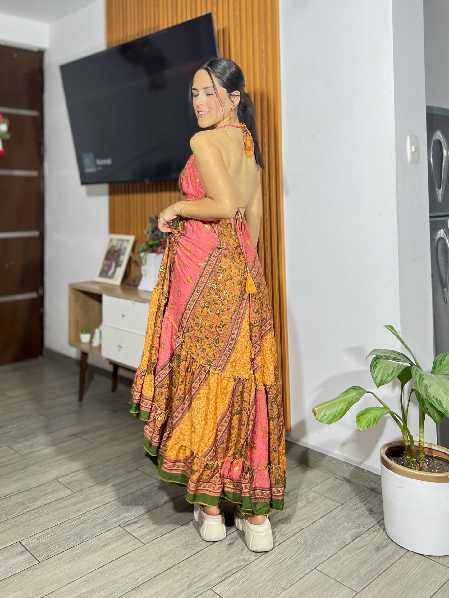 Vestido Alisha - Mandarina