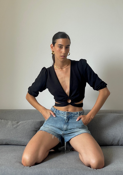 Blusa Stella - Negro