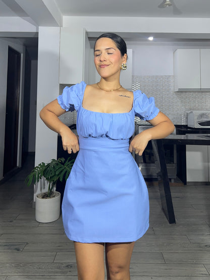 [NEW] LEONOR DRESS - CELESTE