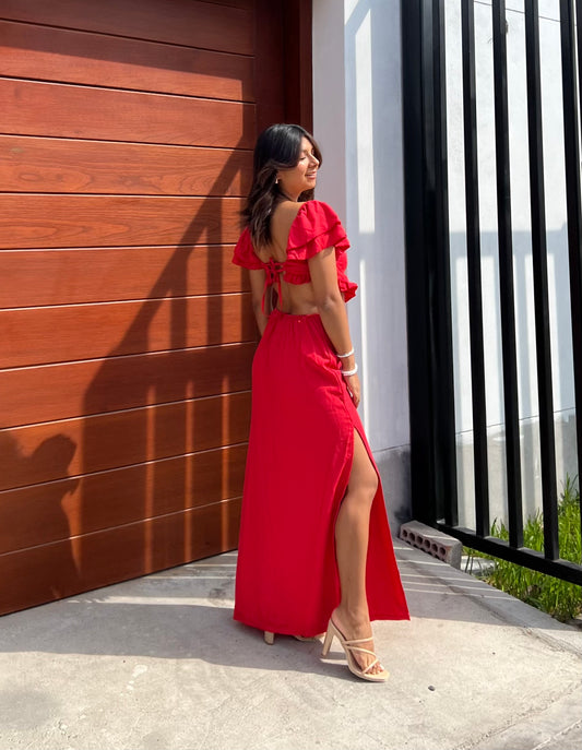 Kira dress - Rojo
