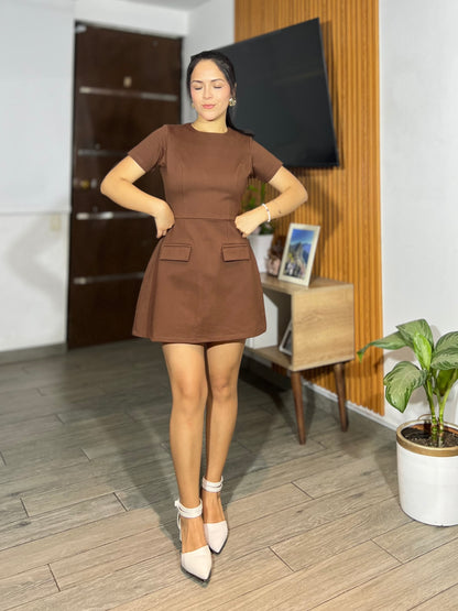 [NEW] Vestido Cayetana - Mocca