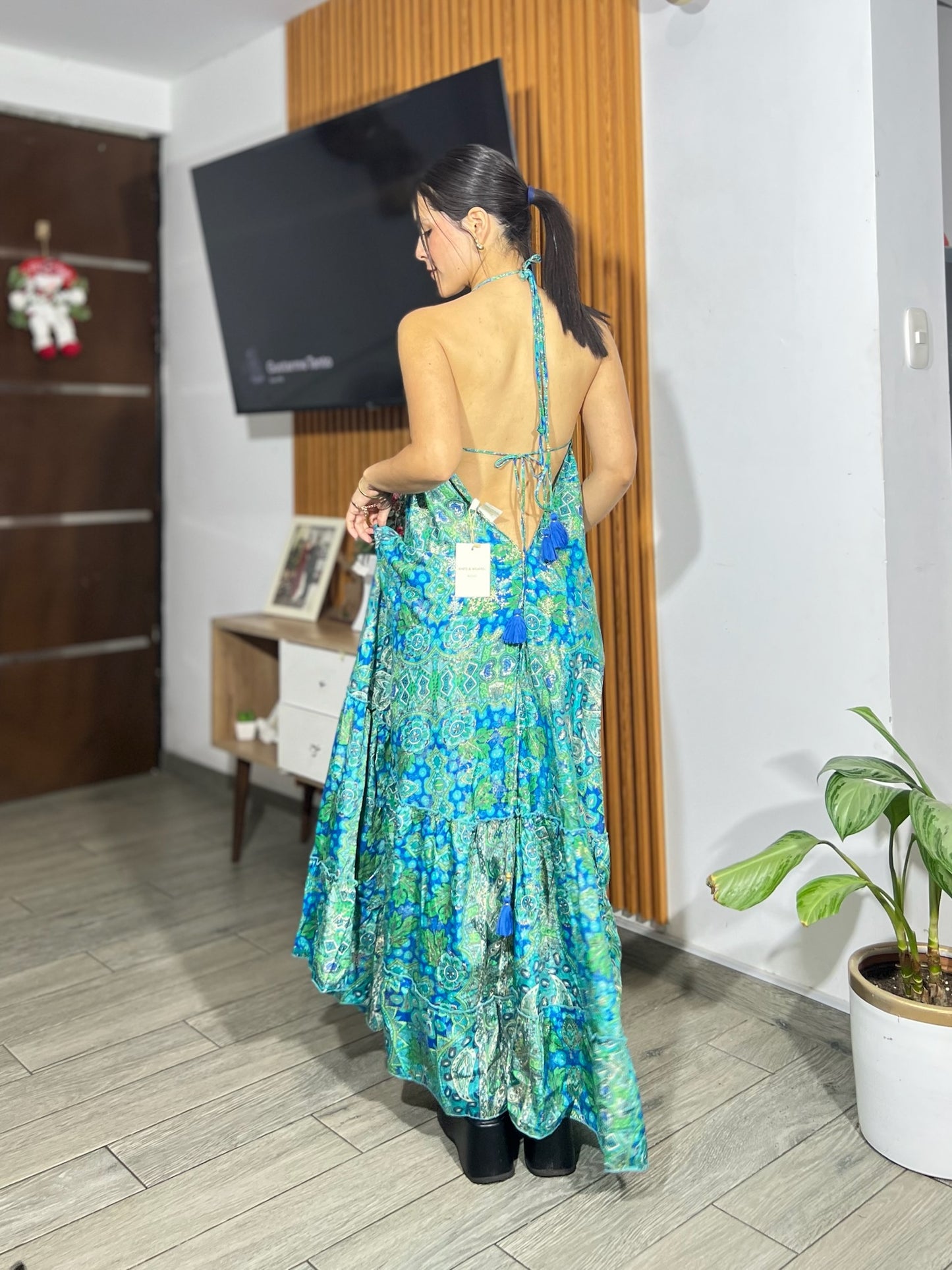 Vestido Alisha - Turquesa