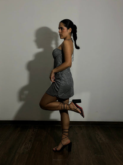 Monique dress - Plata