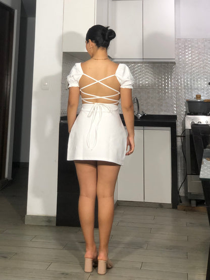 [NEW] LEONOR DRESS - BLANCO