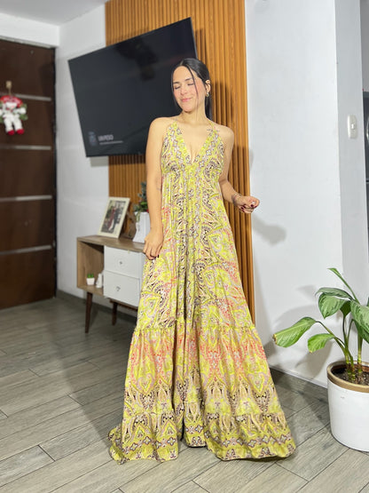 Vestido Alisha - Limón