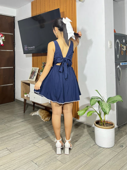 Vestido Susie - Azul marino