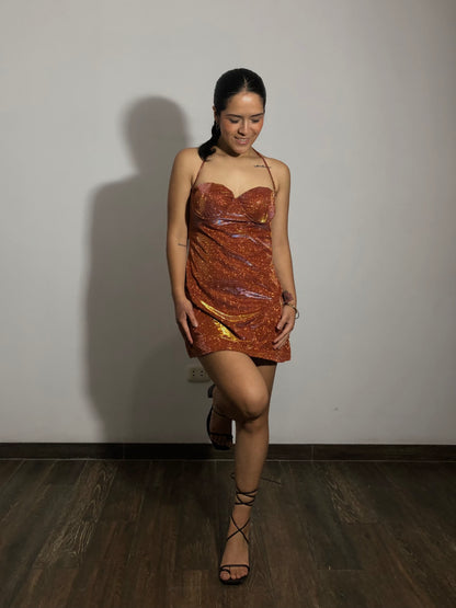 Monique dress - Naranja
