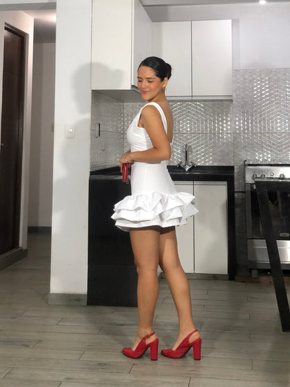 [NEW] MAGGIE DRESS - BLANCO