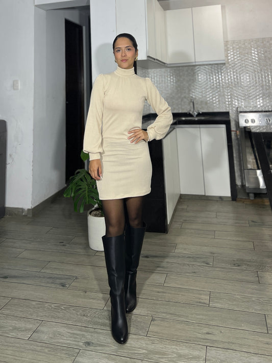 [NEW] Vestido Paula - Beige