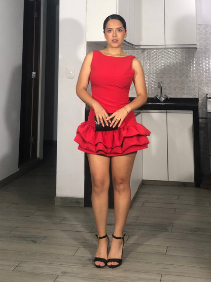 [NEW] MAGGIE DRESS - ROJO