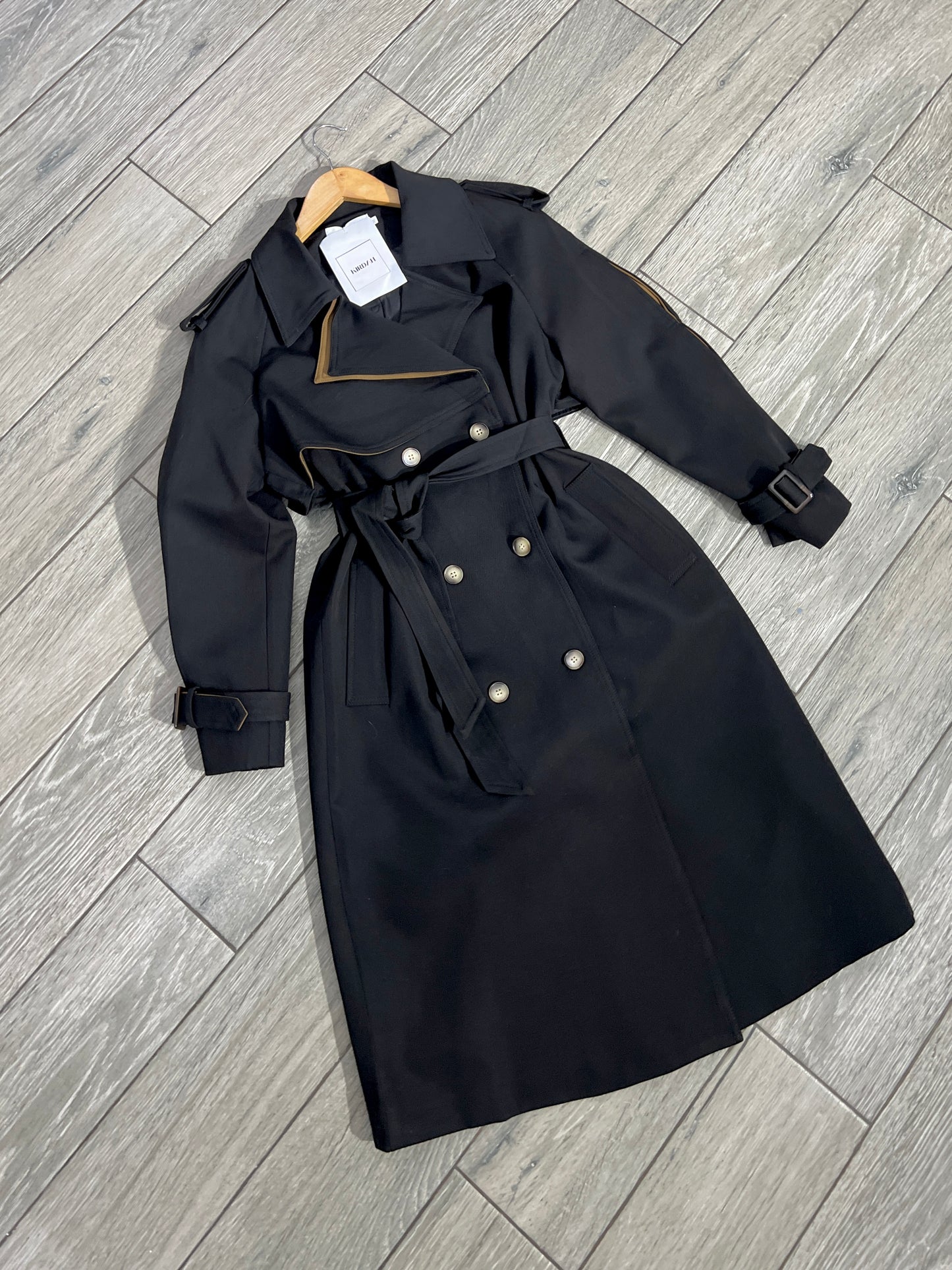 TRENCH COAT VALENTINA - NEGRO