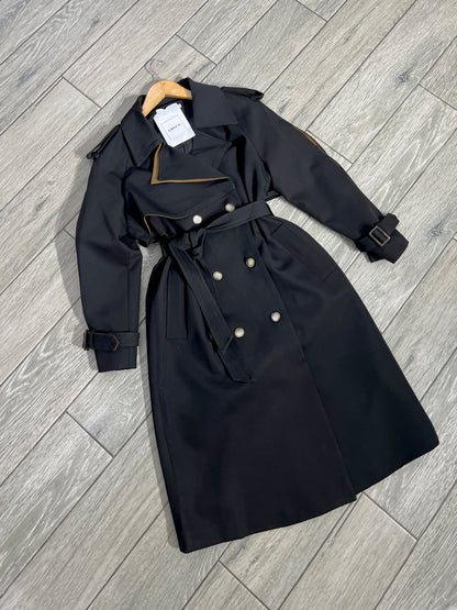 TRENCH COAT VALENTINA - NEGRO
