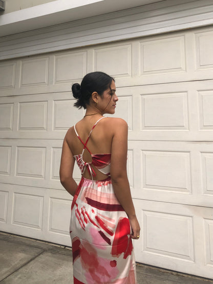 Olivia dress - Rosa