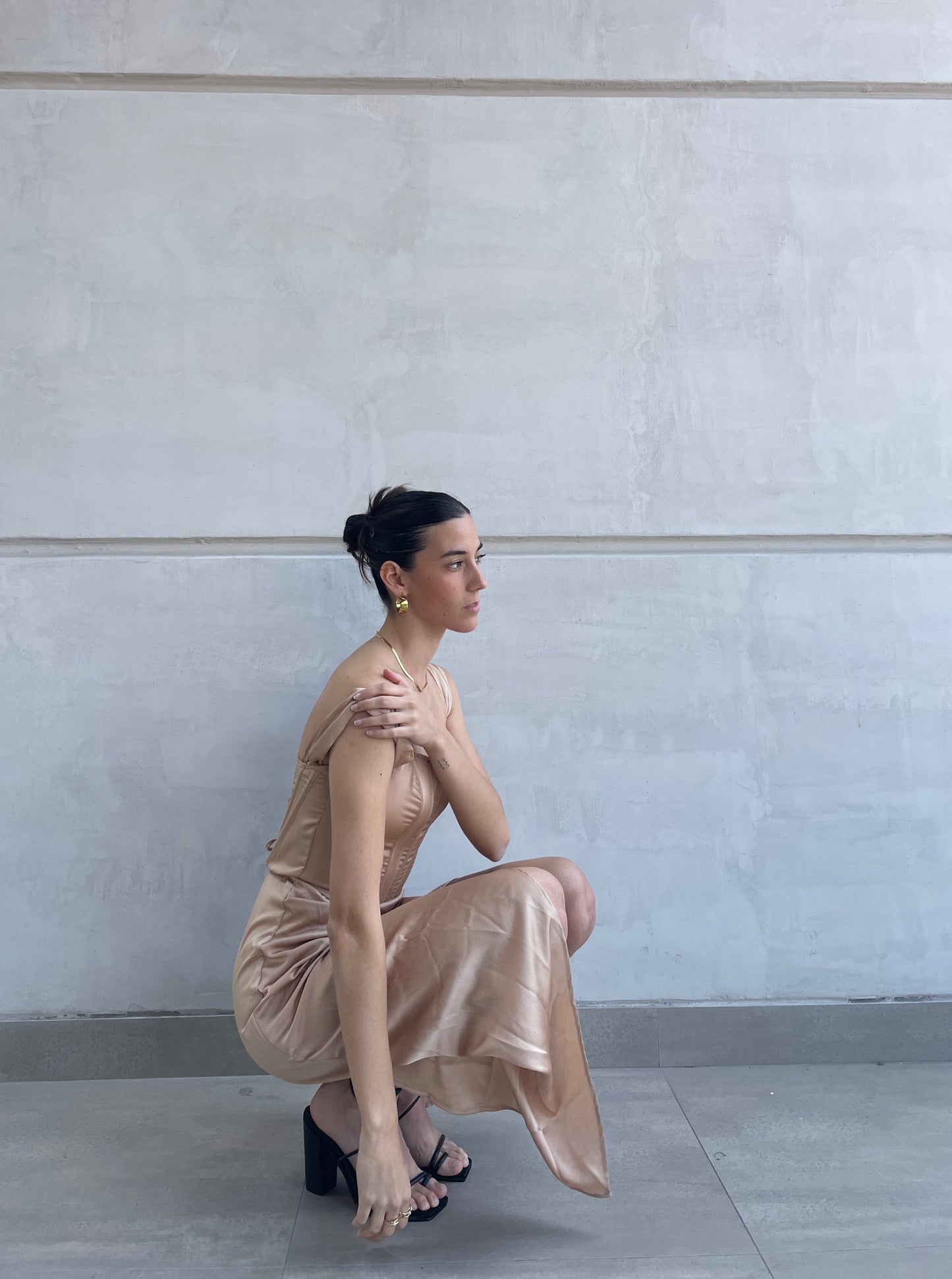 Kim dress - Champagne