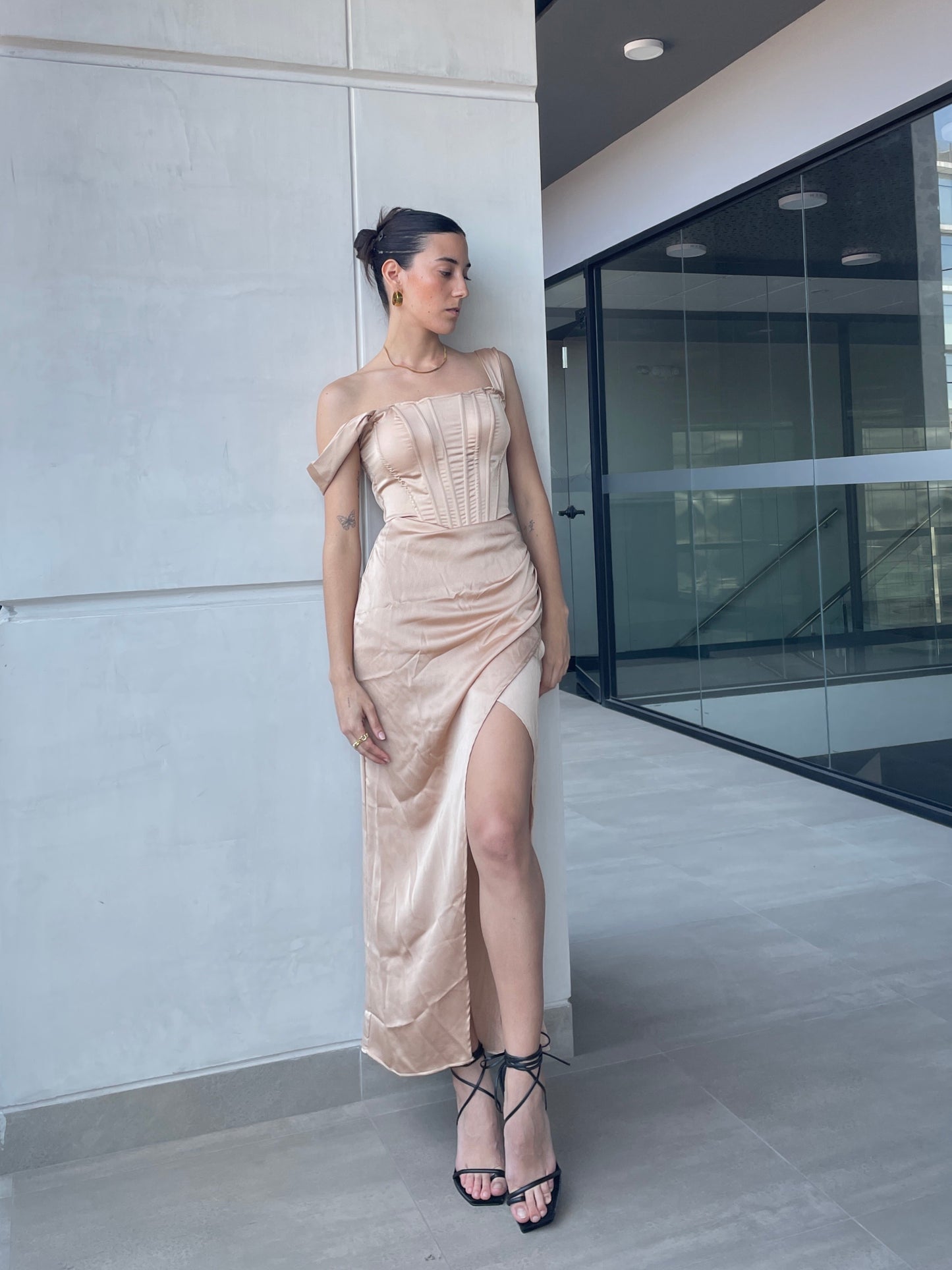 Kim dress - Champagne