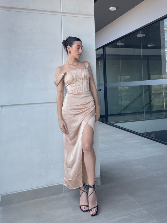 Kim dress - Champagne